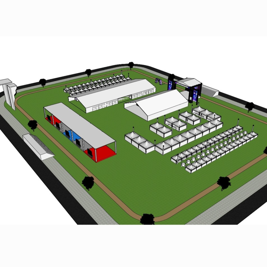 Booth pameran - detail