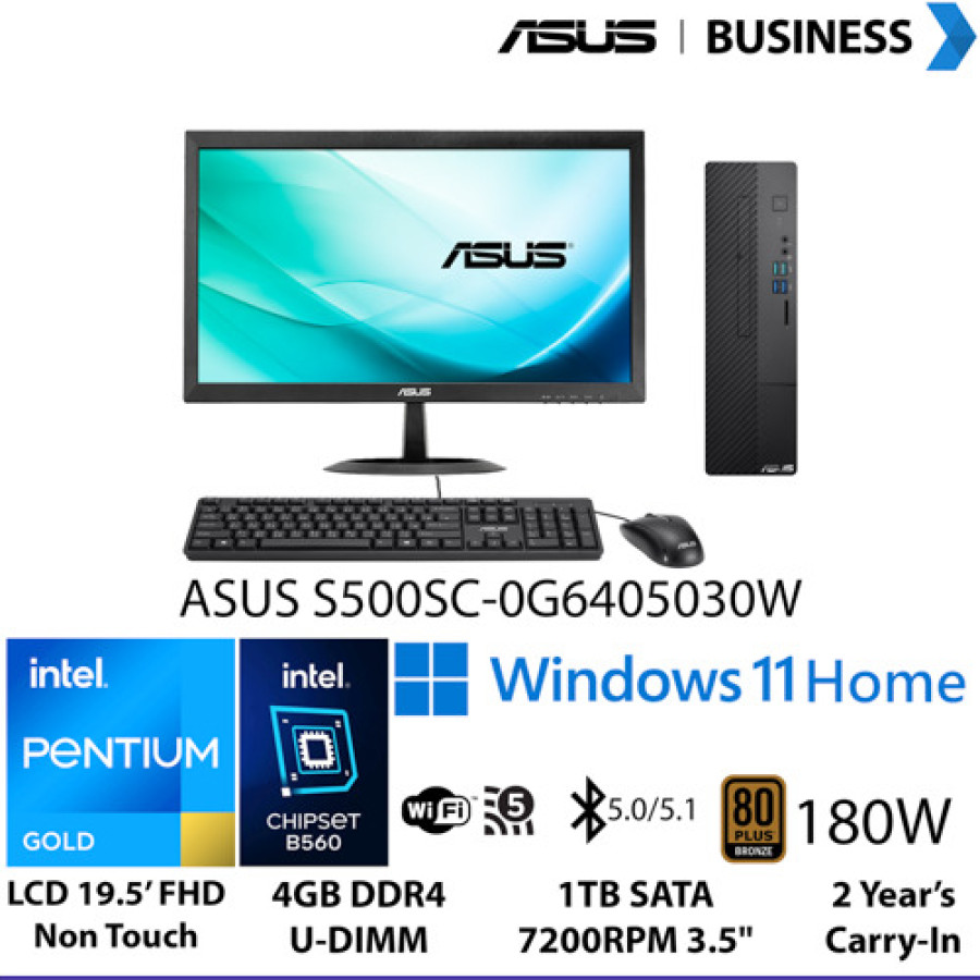 ASUS PC Desktop S500SC-341000030W