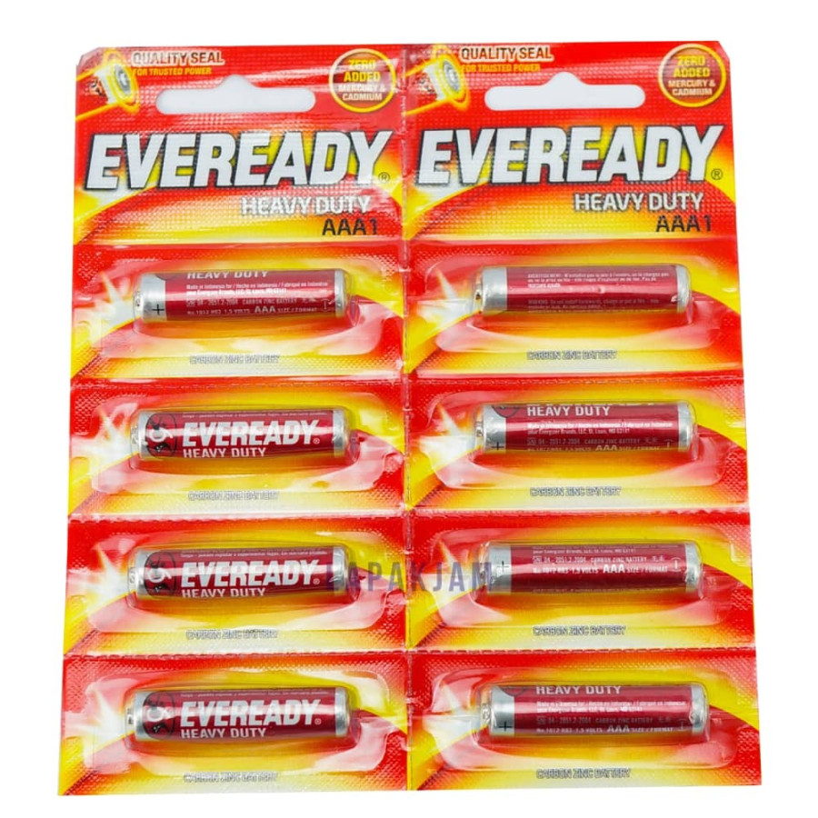 BATU BATERAI AA1 EVEREADY BATERAI A2 - depan