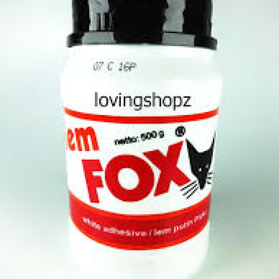 lem kertas fox - depan