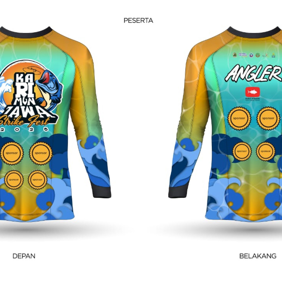 BAJU PESERTA, OFFICIAL KARIMUNJAWA FEST 2025 - depan