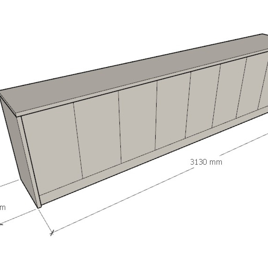 LEMARI CUSTOM HPL BINFAT - samping