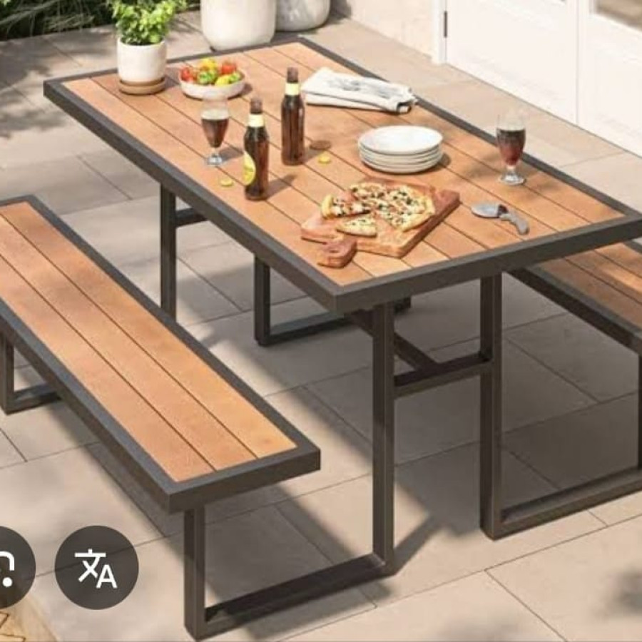 Meja Kursi Kantin Set