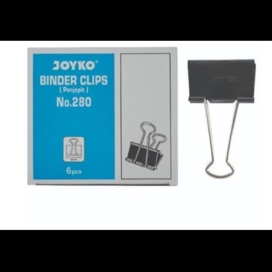 JOYKO Binder Clip 280 Kotak - samping
