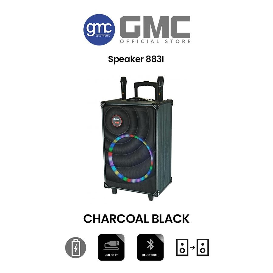 GMC Speaker 883I – Speaker Karaoke Bluetooth 15” - utama
