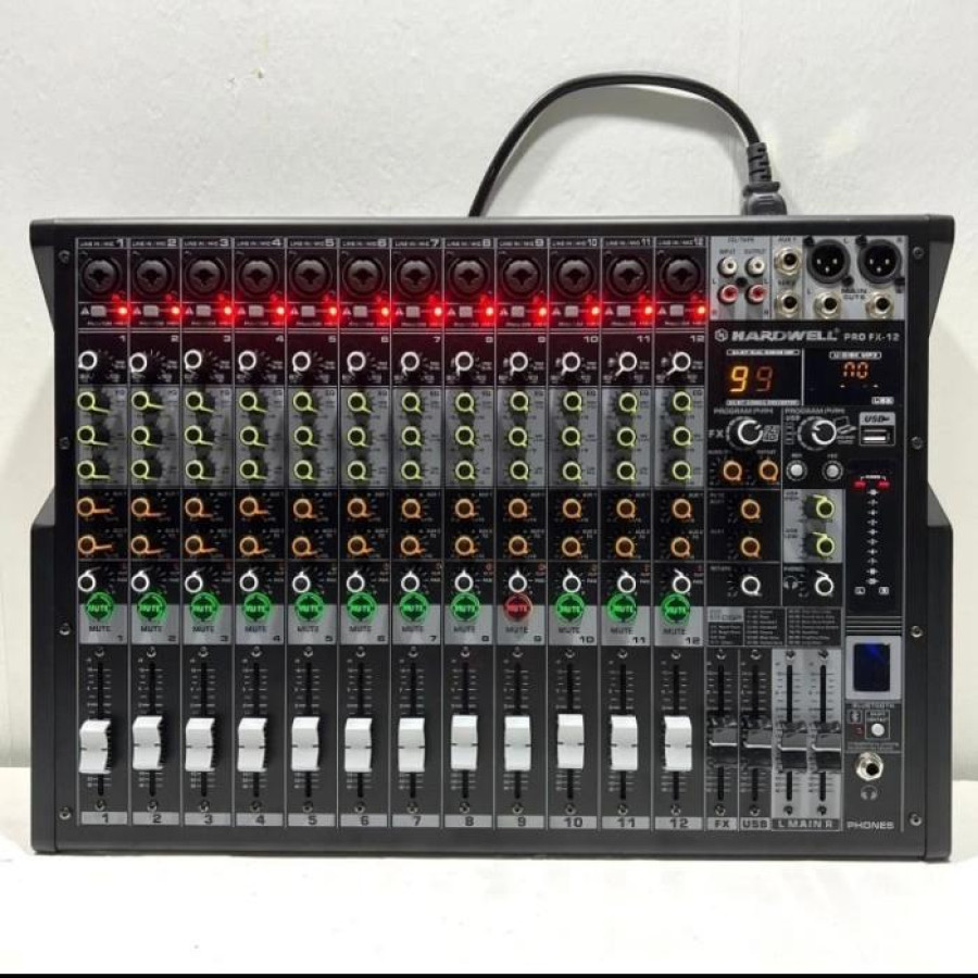 MIXER HARDWELL PRO FX12 - detail