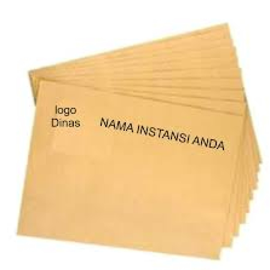 Cetak Amplop Kop Dinas Besar