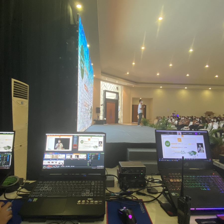 Live Streaming Zoom Meeting – 1000 Participant (2 Kamera) - detail