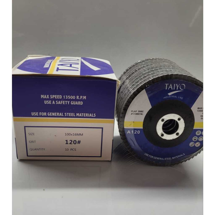 Flap Disc 4" (100x16) A60, 13500 R.P.M