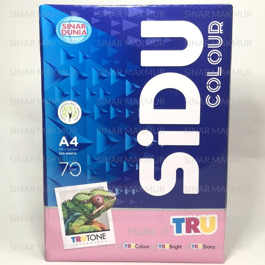 Kertas HVS Warna A4 70 Gsm - SINAR DUNIA - detail