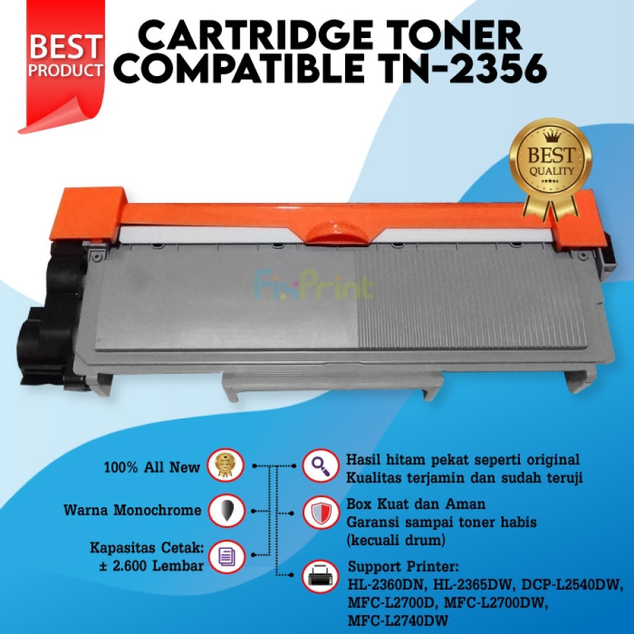 Toner Cartrigde Tn-2356 Untuk Tipe Mesin Hl-2360Dn, Hl-2365Dw
