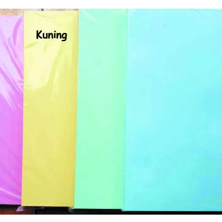 Kertas BC KUNING (ukuran F4 / Folio) - depan