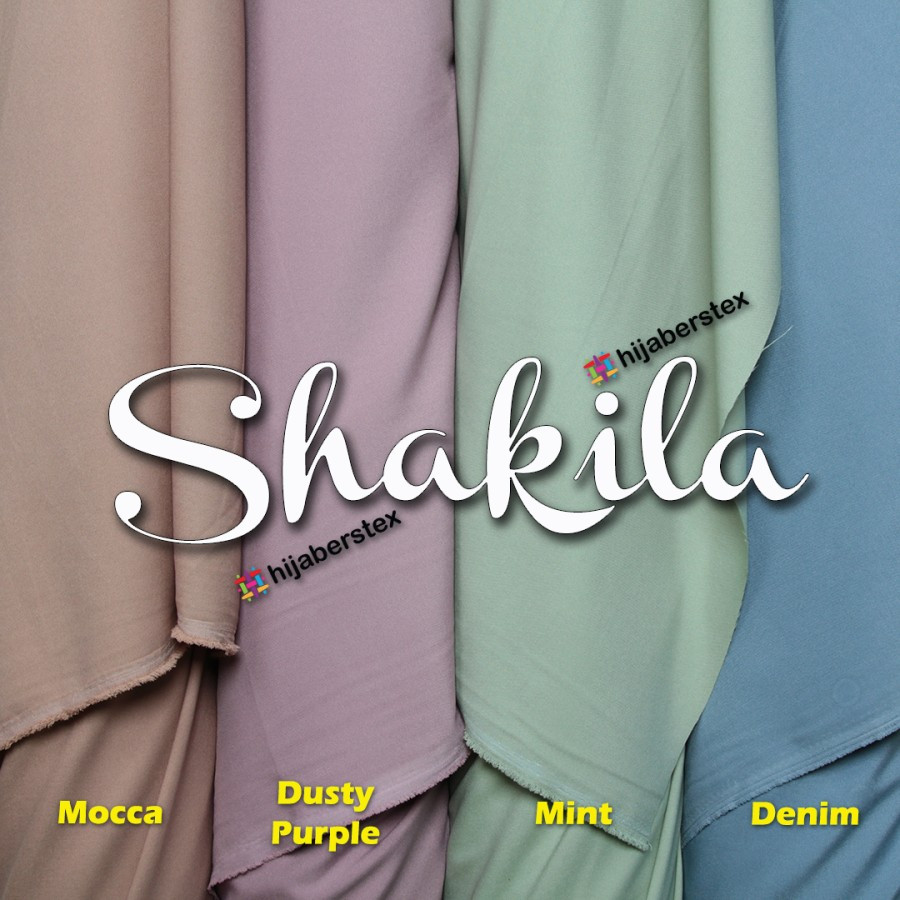 Baju Muslim Wanita Dewasa Bahan Syakila Twill HQ merk DN - utama