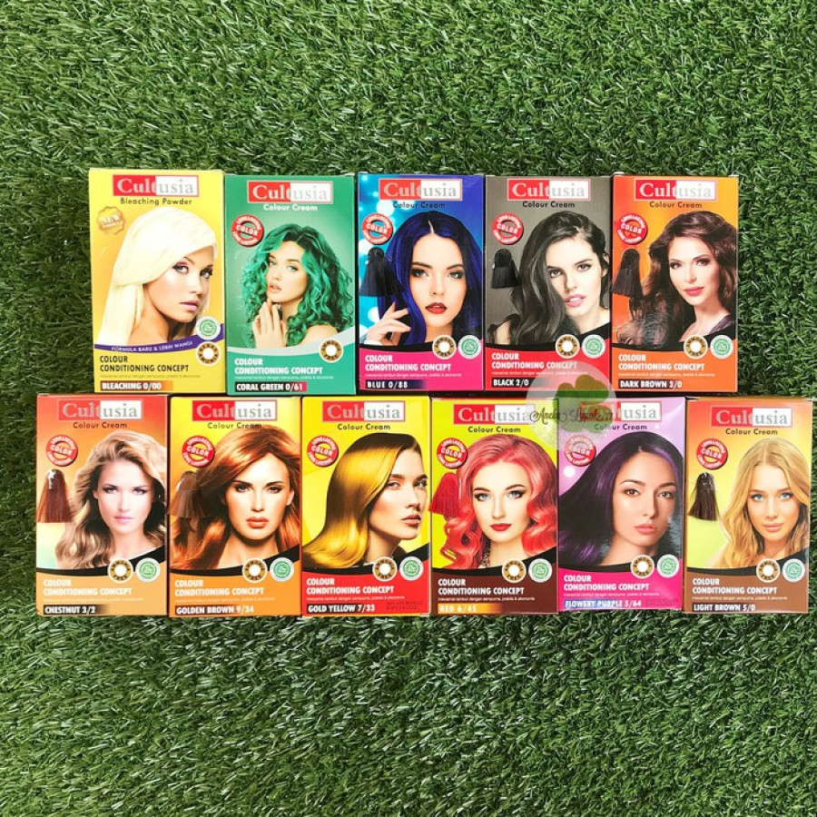 PEWARNA RAMBUT CULTUSIA - utama