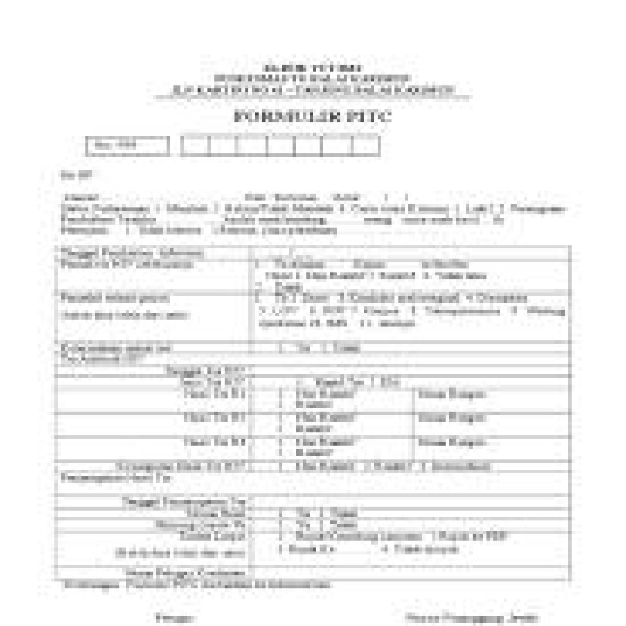 FORM PITC
