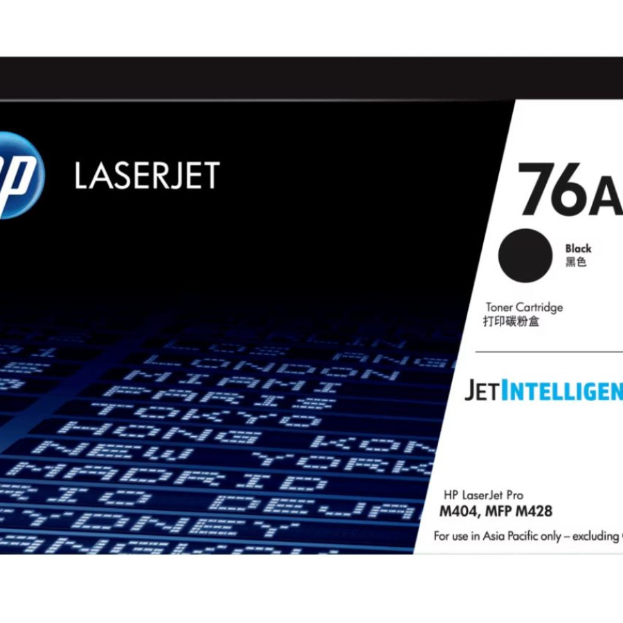 HP 76A Black Original LaserJet Toner Cartridge