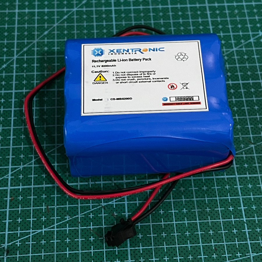 Baterai untuk pasien monitor utech PM5000 11.1V 5200mAh
