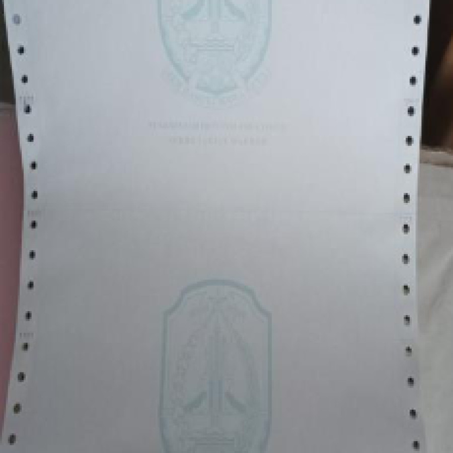 Kertas Continuous Form Uk. 9,5 X 11 inch, 4 ply J-Plus - depan
