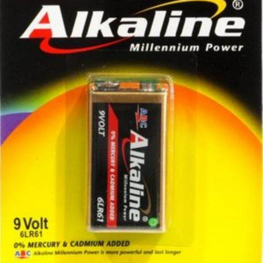 Baterai Alkaline 9V ABC