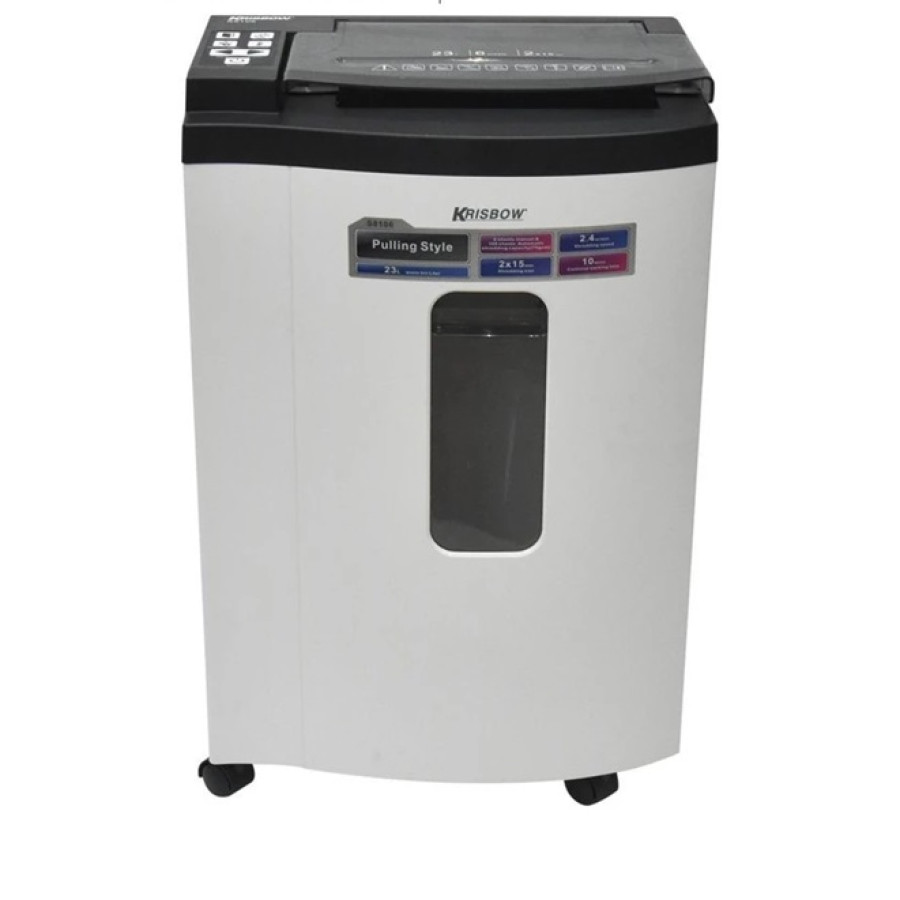 Mesin Penghancur Kertas Krisbow Micro Cut S8106 - depan