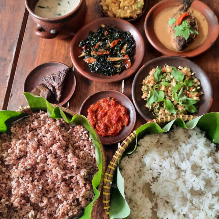 paket nasi kotak - samping