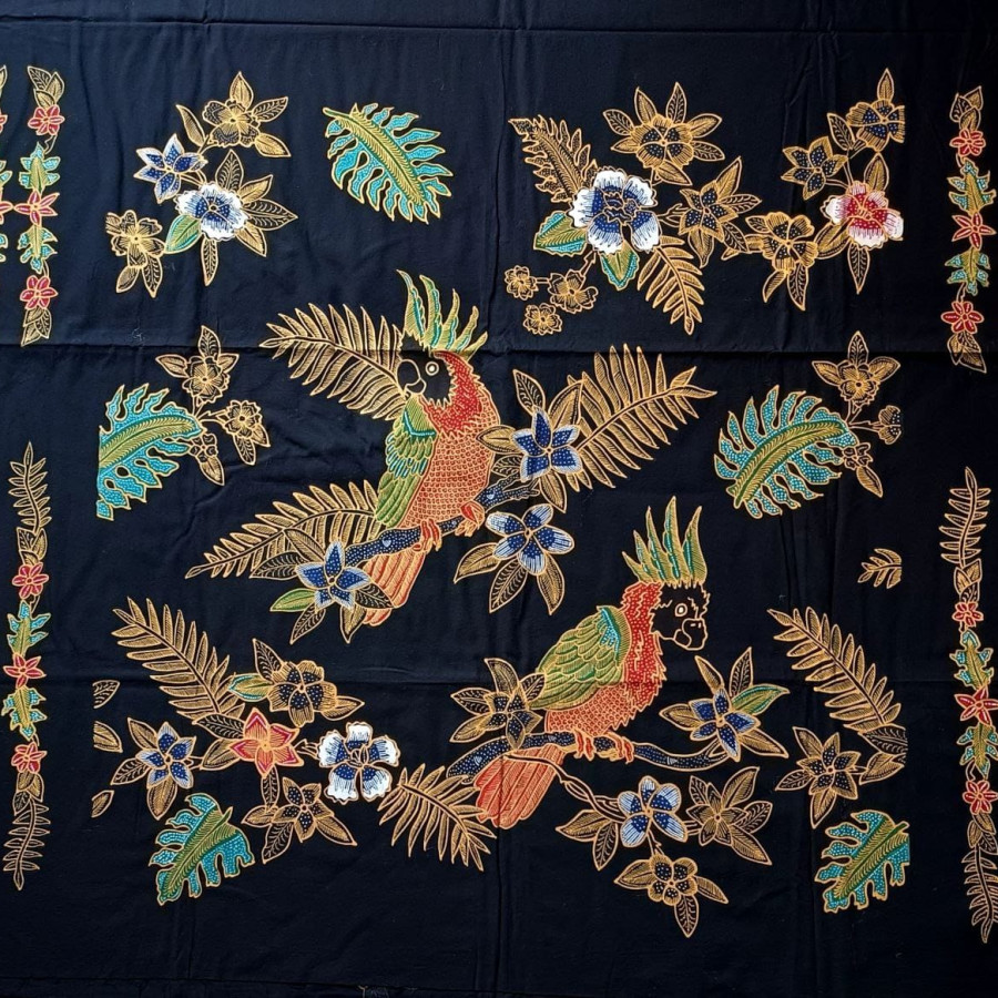 Batik Tulis Katun Primis Bercorak Jawa Tengah - samping