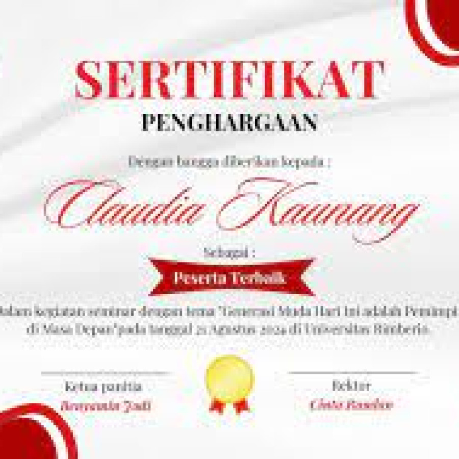 TROPY,FIGURA,SERTIFIKAT - samping