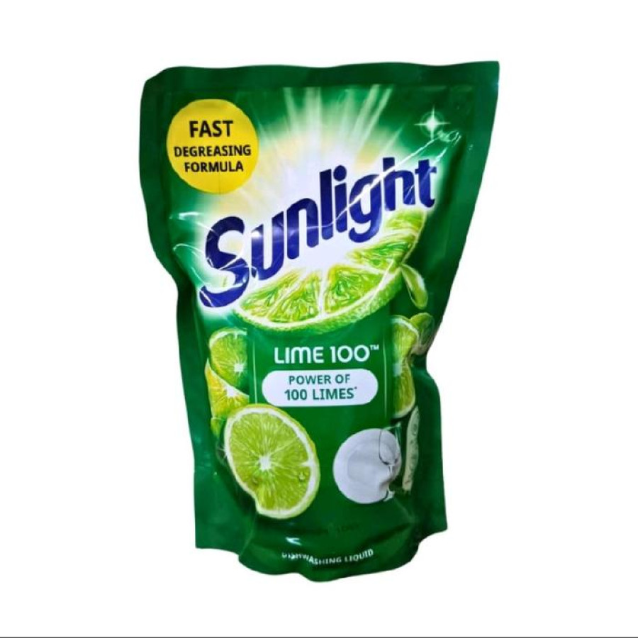 Sunlight sabun cuci piring kemasan 600 ml all varian - samping