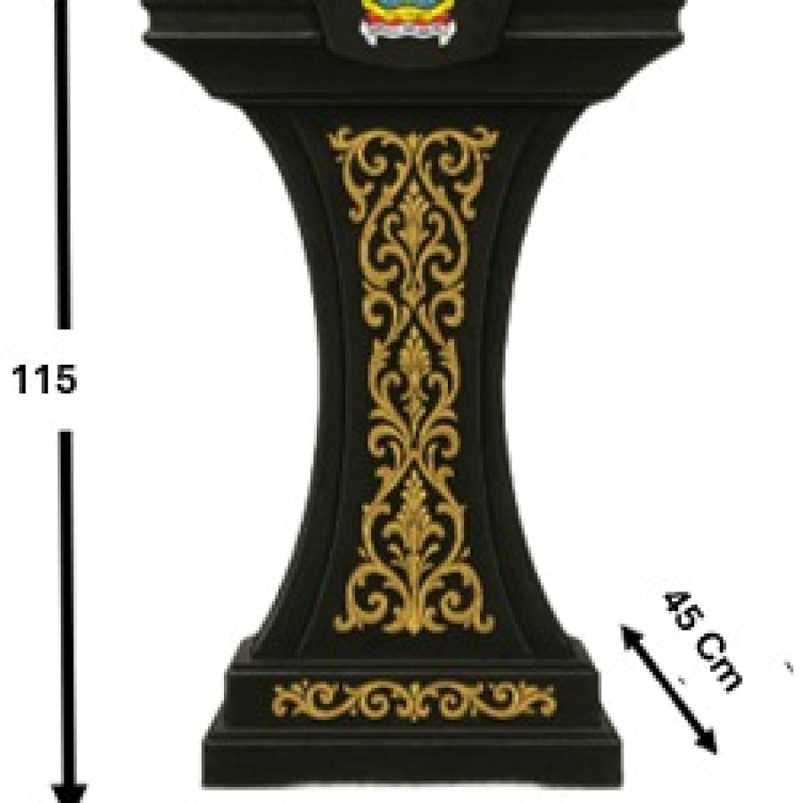 Podium Kayu Jati Custom