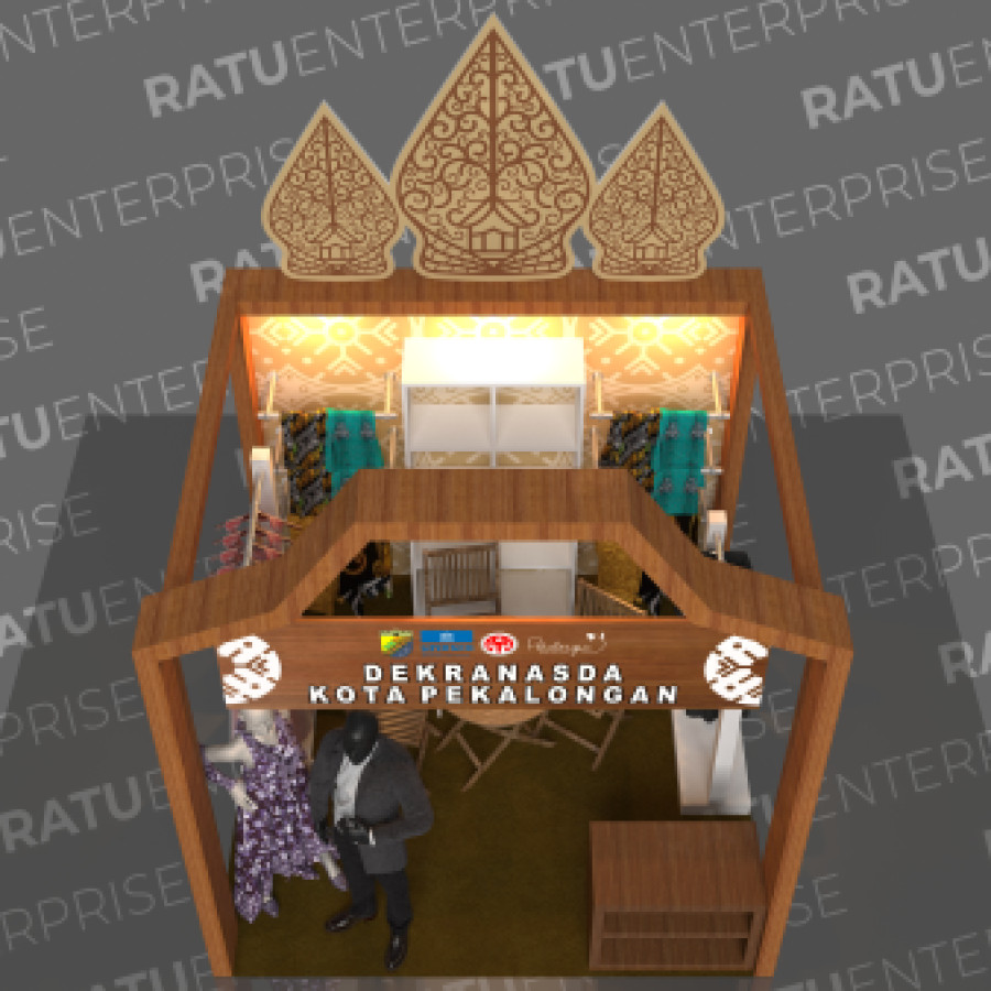 Dekorasi Stand Pameran Inacraft 2025 - depan
