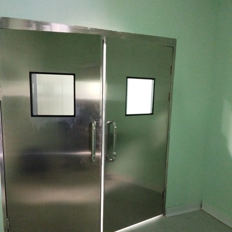 Maintenance Automatic Double Swing Door - depan