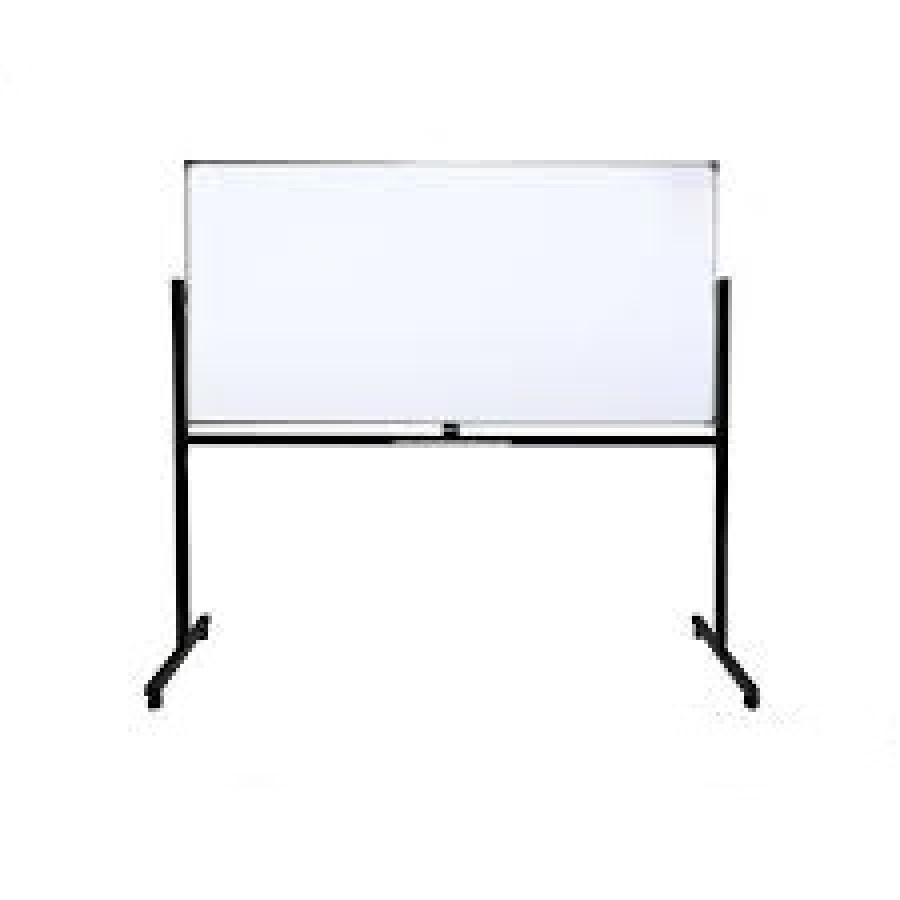 PAPAN TULIS WHITEBOARD STANDING MAGNETIC SINGLE FACE UKURAN 90 X 120 CM