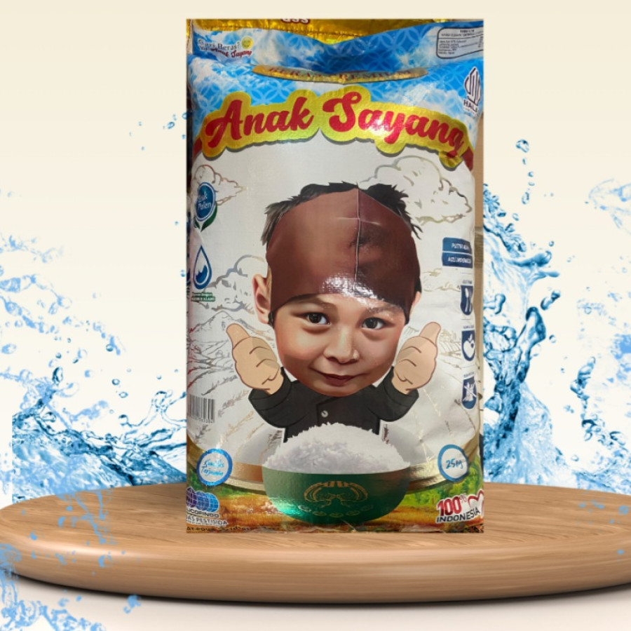 BERAS PREMIUM CAP KOKI HOKI/ANAK SAYANG - depan