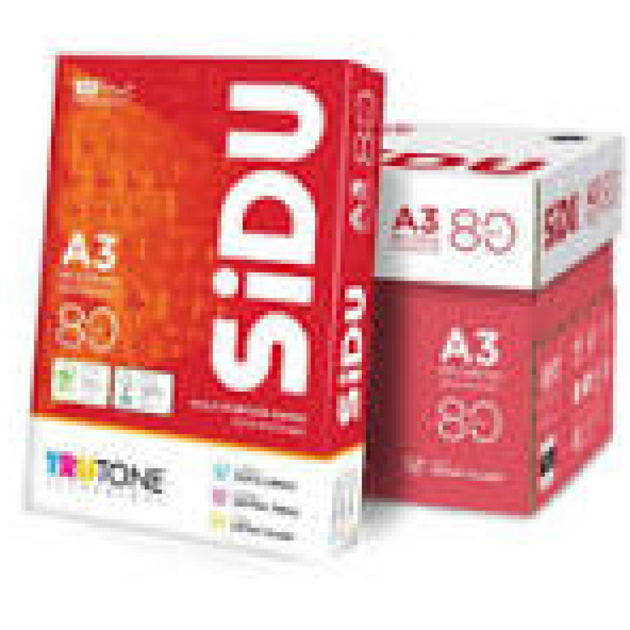 Kertas HVS Sidu A3 80 Gram