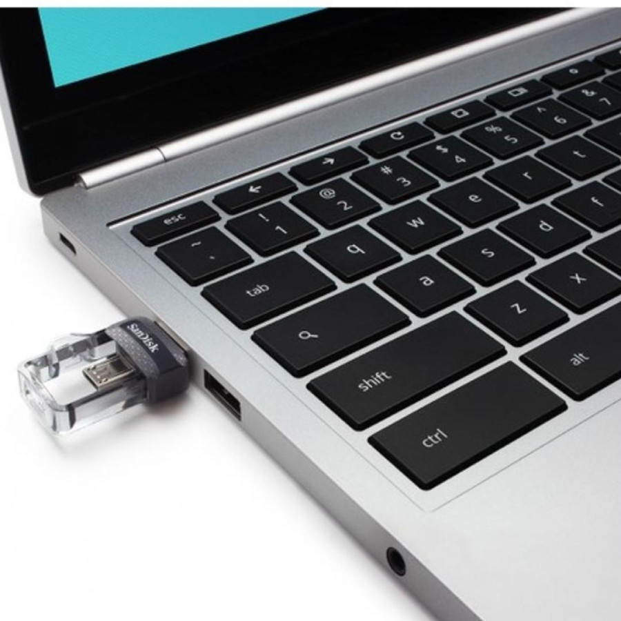 Flashdisk SanDisk Dual Drive SDDD3 M3.0 - 128GB - samping