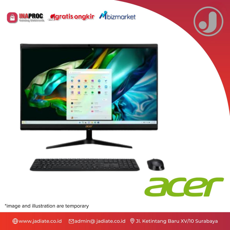 ACER Aspire C24-1800 All in One i5-1334U / 8GB / 512GB / 24" / Win11 / OHS 2021 PC AIO