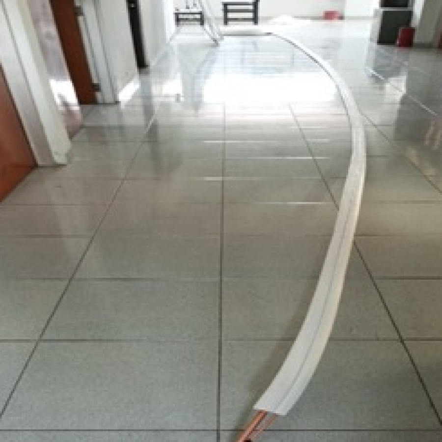 Pemasangan AC Split 2 Pk merk Panasonic - samping