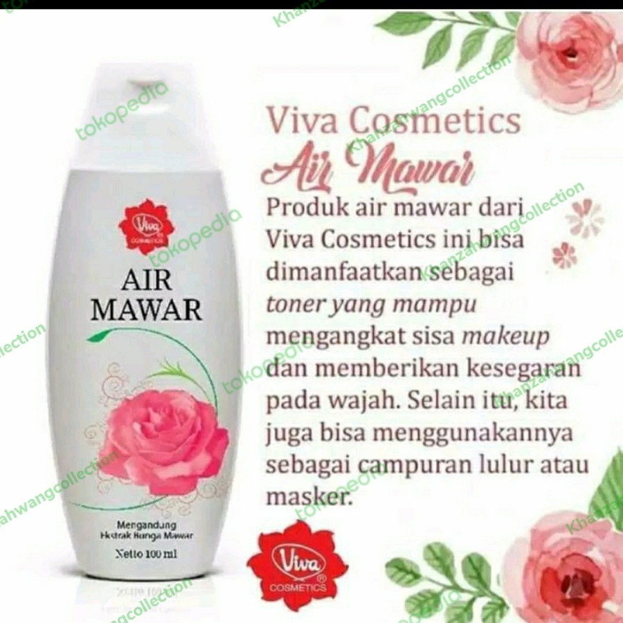 VIVA AIR MAWAR 100ML ORIGINAL - depan