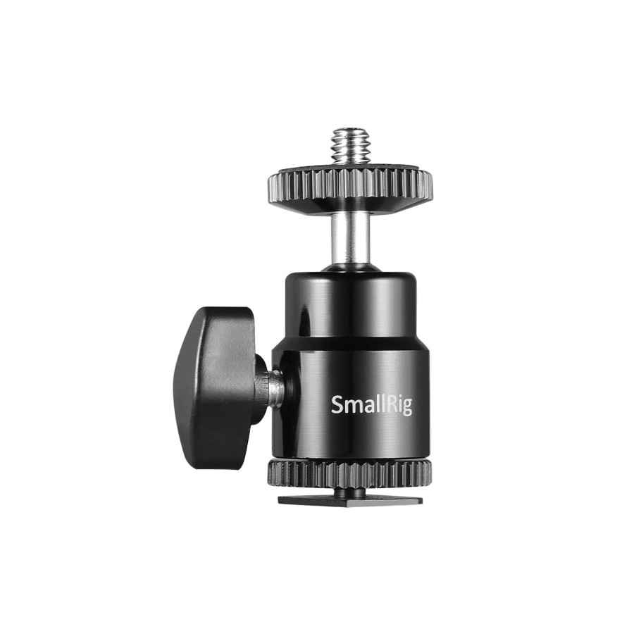 SMALLRIG 1/4" Camera Hot shoe Mount with Additional 1/4" Screw (2pcs Pack) [2059]