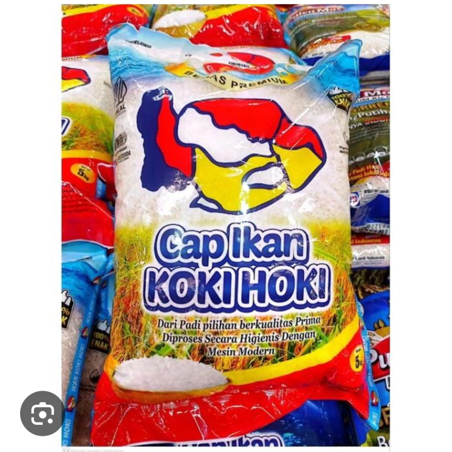 Beras Cap Ikan Koki Hoki | Beras Anak Sayang | Beras Buah Jeruk Manis |Beras Beruang Putih | - utama