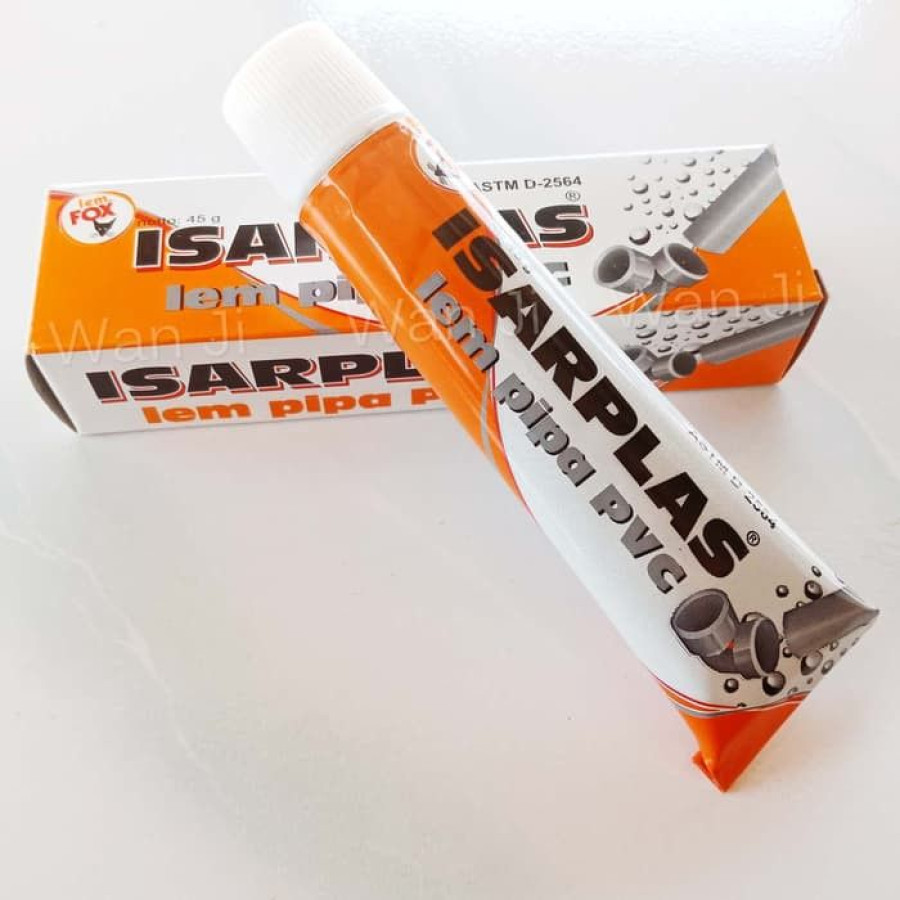 Lem Piva PVC (Merk Dextone, Ru Glue, Isarplas, Adhefix) - samping