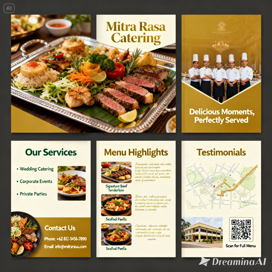 Paket Cetak Brosur - depan