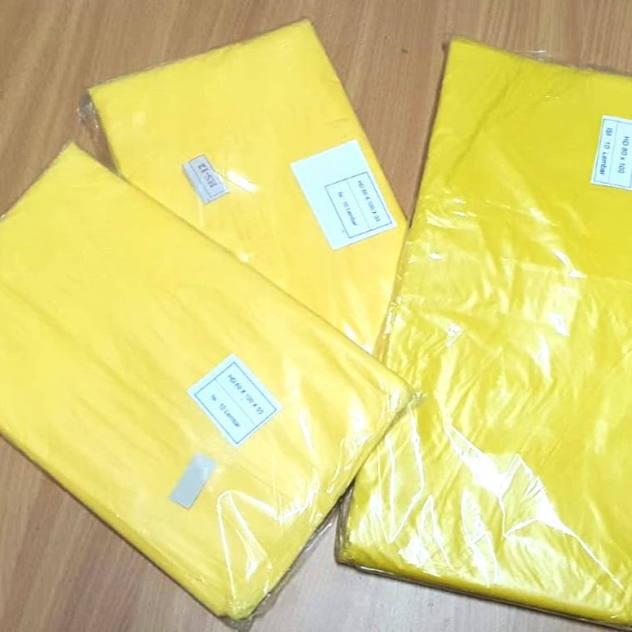 Plastik Sampah Kuning 80x100