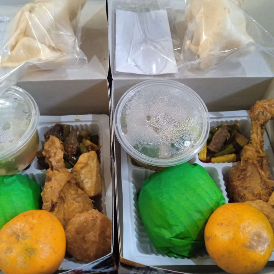 Nasi Box Komplit - detail