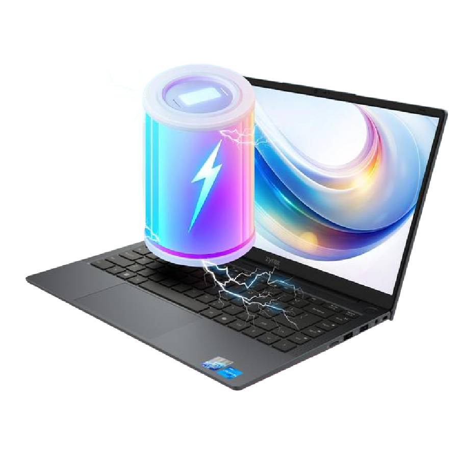 ZYREX L-BOOK DARK GREY - depan