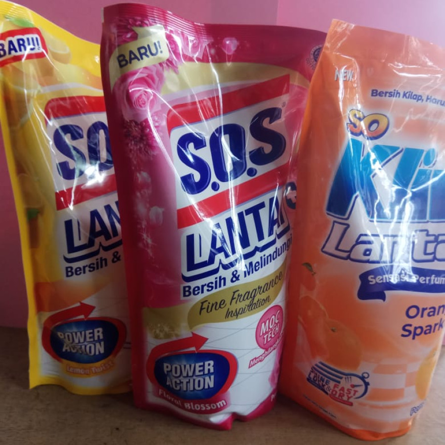 Pembersih Lantai Refill 800 ml Merk SOS