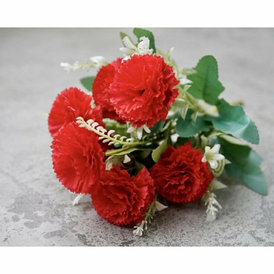 Bunga Anyelir Merah Artificial