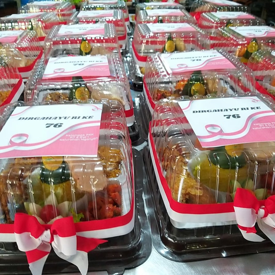Tumpeng Mini Personal (Kotak) - Nafita Catering - depan