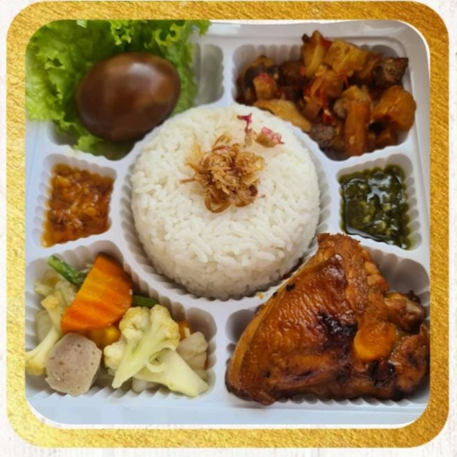 PAKET NASI RAMES DUS - samping