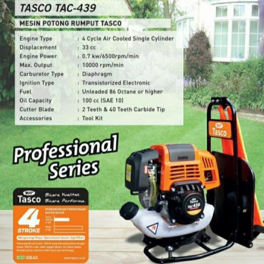 Mesin potong rumuput 4 tak TASCO TAC439